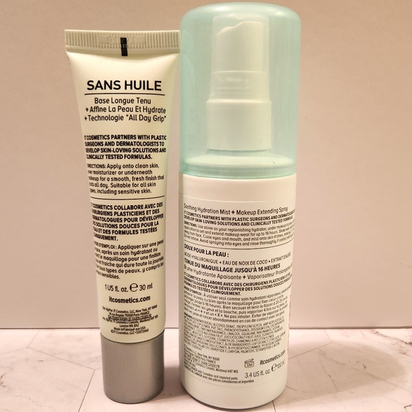 IT Cosmetics Makeup Bundle NEW Primer Setting Spray Finishing Powder Night Cream - Picture 5 of 10